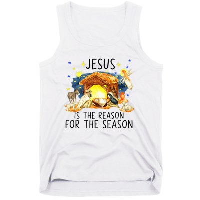 True Story of Jesus Birth Christmas Nativity Catholic Xmas  Tank Top