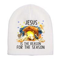 True Story of Jesus Birth Christmas Nativity Catholic Xmas  Short Acrylic Beanie