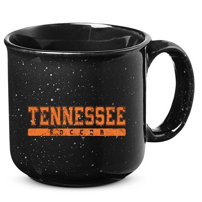 Tennessee Soccer Orange Vintage Text 15oz Campfire Ceramic Mug