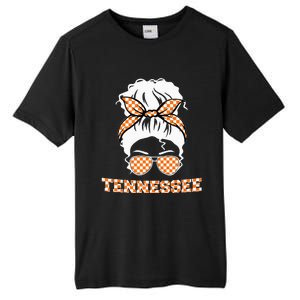 Tennessee State Orange Usa Messy Bun Hair Pride Tall Fusion ChromaSoft Performance T-Shirt