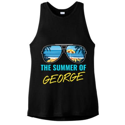 The Summer Of George Pop Culture Ladies PosiCharge Tri-Blend Wicking Tank