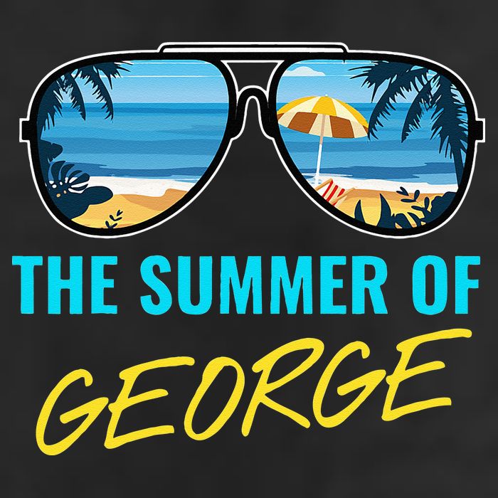 The Summer Of George Pop Culture Garment-Dyed Fleece Hoodie