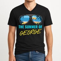 The Summer Of George Pop Culture V-Neck T-Shirt