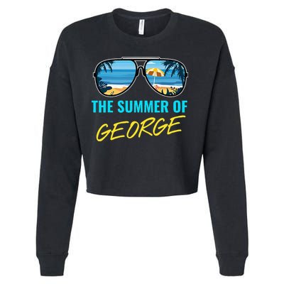 The Summer Of George Pop Culture Cropped Pullover Crew