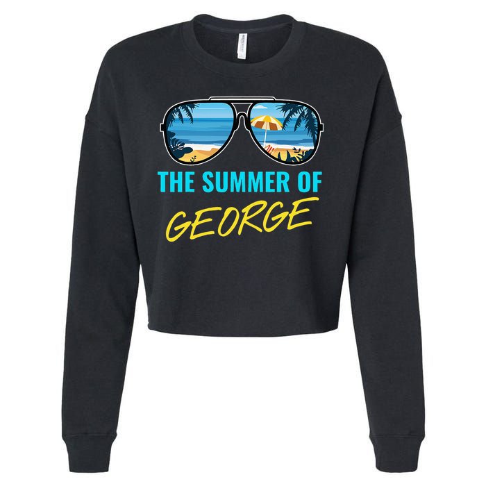 The Summer Of George Pop Culture Cropped Pullover Crew