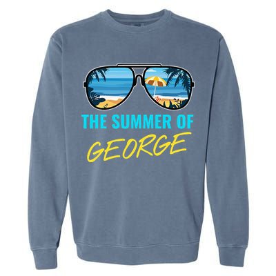 The Summer Of George Pop Culture Garment-Dyed Sweatshirt