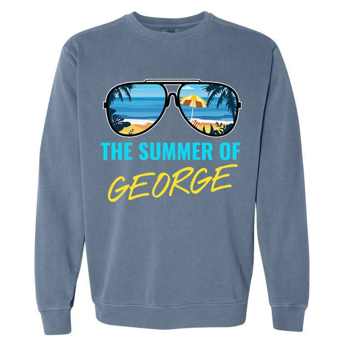 The Summer Of George Pop Culture Garment-Dyed Sweatshirt