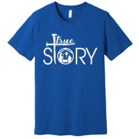 True Story Of Jesus Birth Christmas Nativity Christmas Funny Gift Meaningful Gif Premium T-Shirt