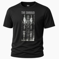 The Shroud of Turin Burial Cloth of Jesus Potentially Cooling Performance Crew T-Shirt