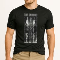 The Shroud of Turin Burial Cloth of Jesus Potentially Cooling Performance Crew T-Shirt