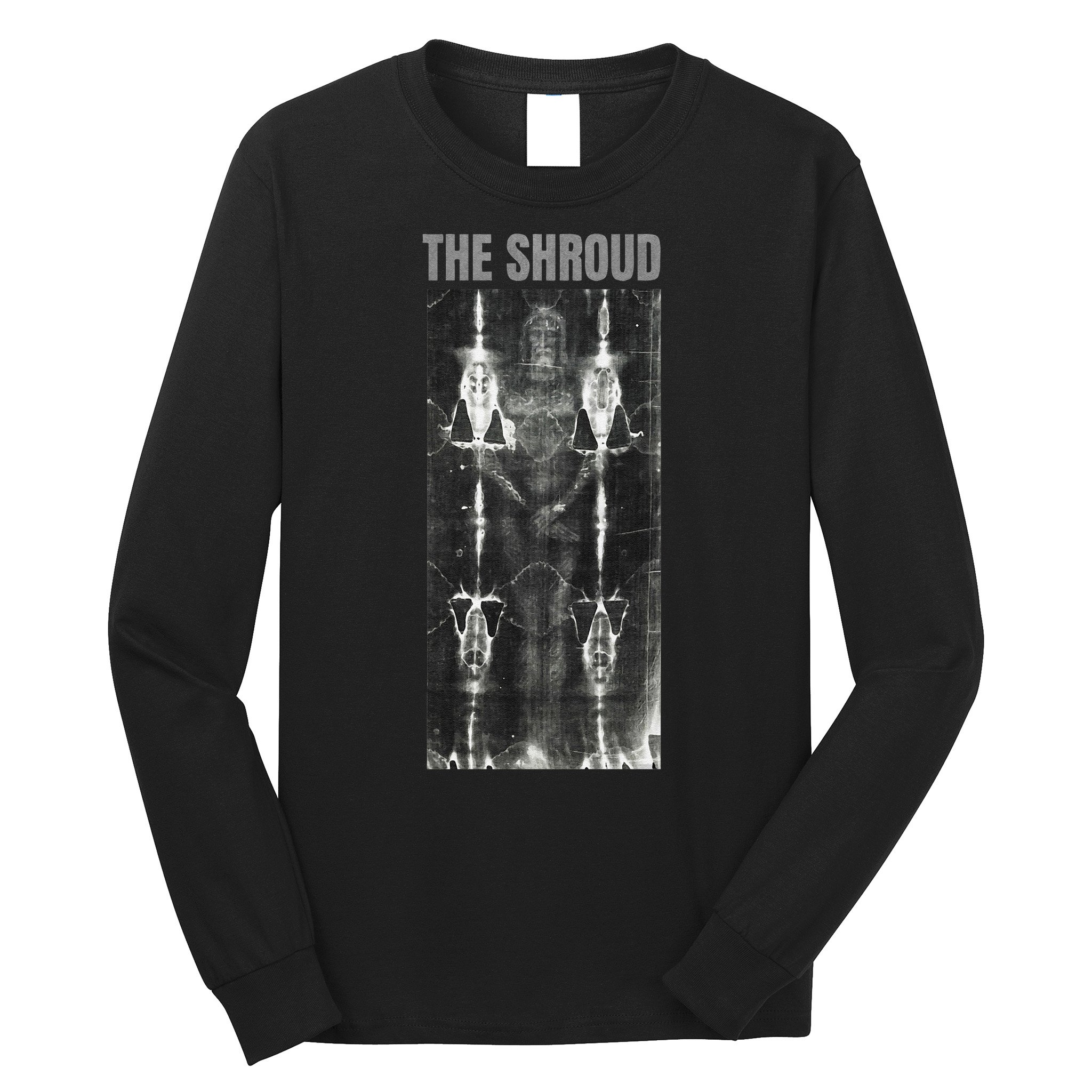 The Shroud of Turin Burial Cloth of Jesus Potentially Long Sleeve Shirt