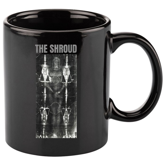 The Shroud of Turin Burial Cloth of Jesus Potentially 11oz C Handle Ceramic Mug