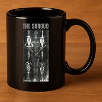 The Shroud of Turin Burial Cloth of Jesus Potentially 11oz C Handle Ceramic Mug
