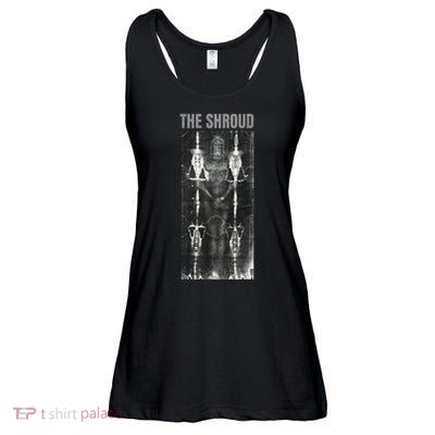 The Shroud of Turin Burial Cloth of Jesus Potentially Ladies Essential Flowy Tank
