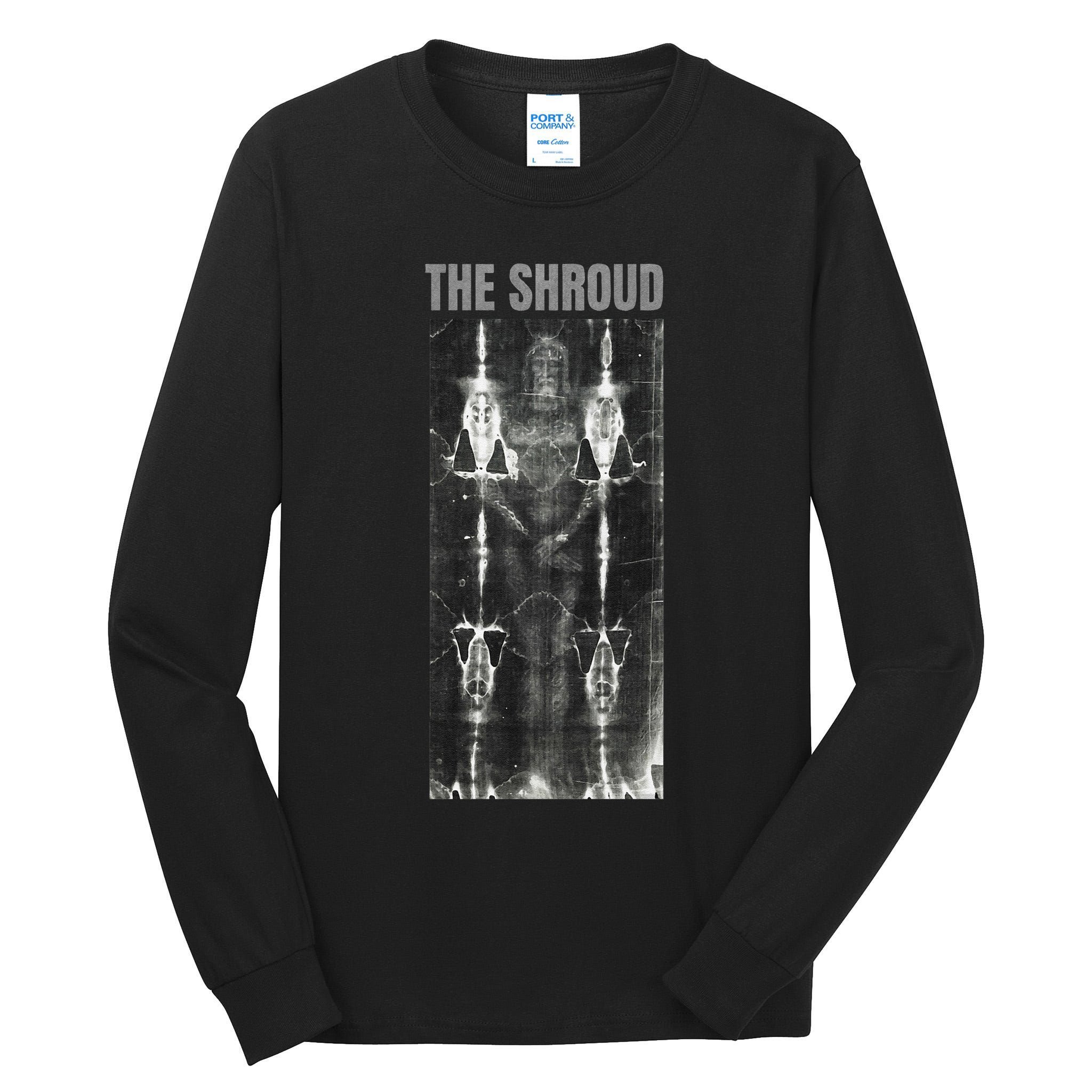 The Shroud of Turin Burial Cloth of Jesus Potentially Tall Long Sleeve T-Shirt