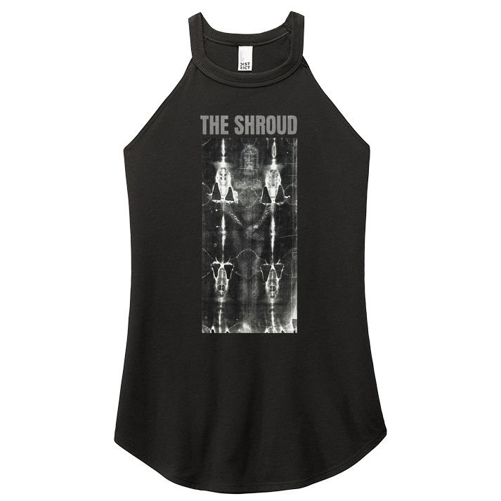 The Shroud of Turin Burial Cloth of Jesus Potentially Women's Perfect Tri Rocker Tank