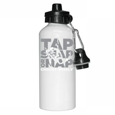 Tap Snap Or Nap Brazillian Jiu Jitsu Bjj Gift Aluminum Water Bottle