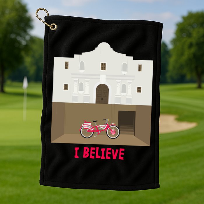 The Secret Of The Alamo Golf Towel