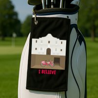 The Secret Of The Alamo Golf Towel