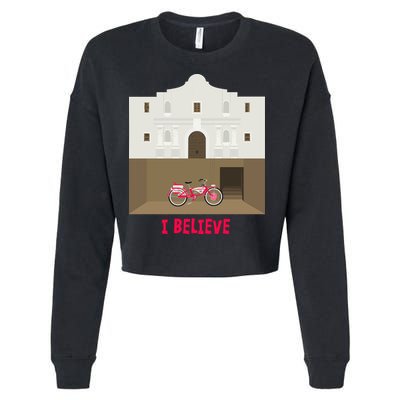 The Secret Of The Alamo Cropped Pullover Crew