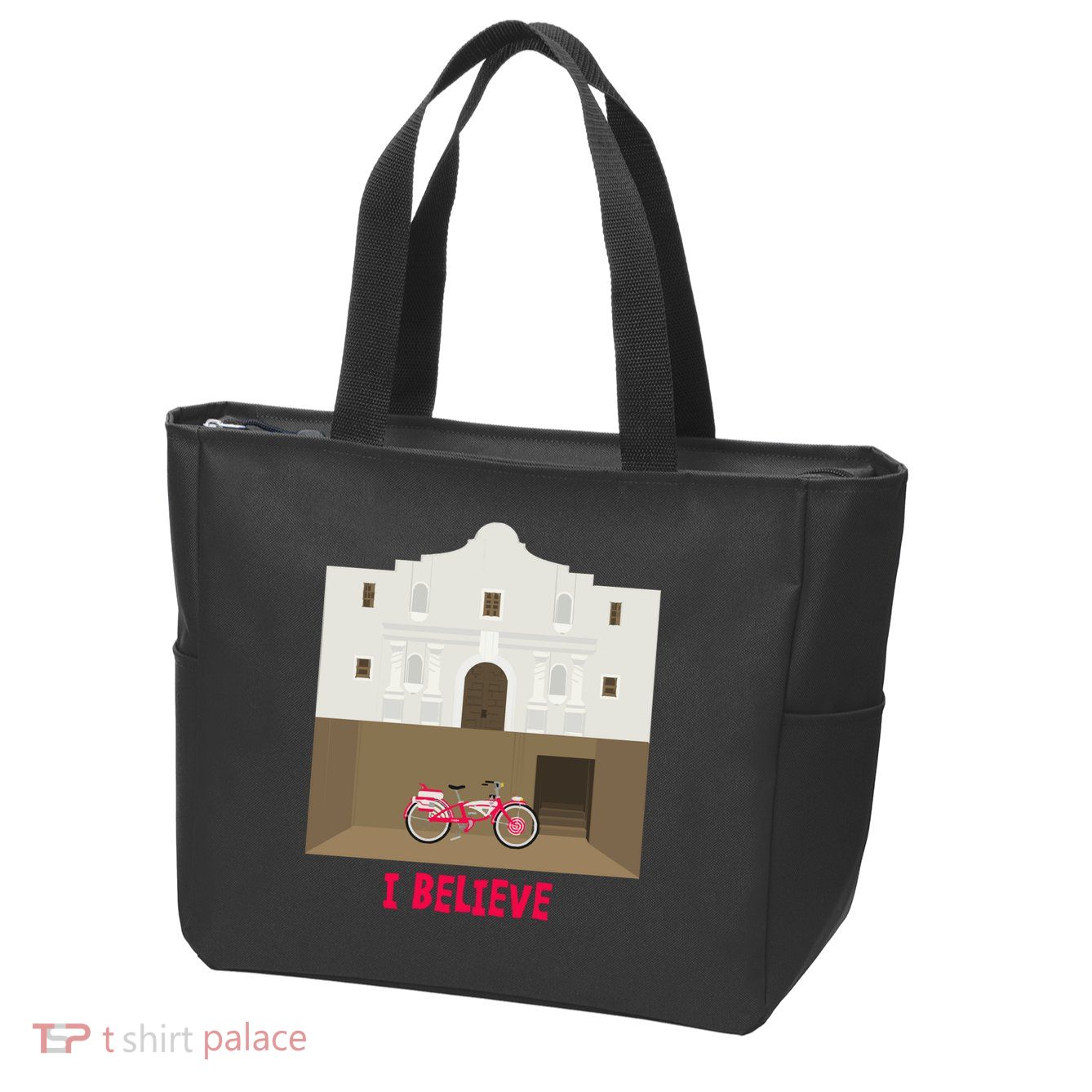 The Secret Of The Alamo Zip Tote Bag