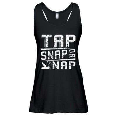 Tap Snap Or Nap Jiu Jitsu Brazilian Bjj Ladies Essential Flowy Tank