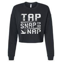 Tap Snap Or Nap Jiu Jitsu Brazilian Bjj Cropped Pullover Crew