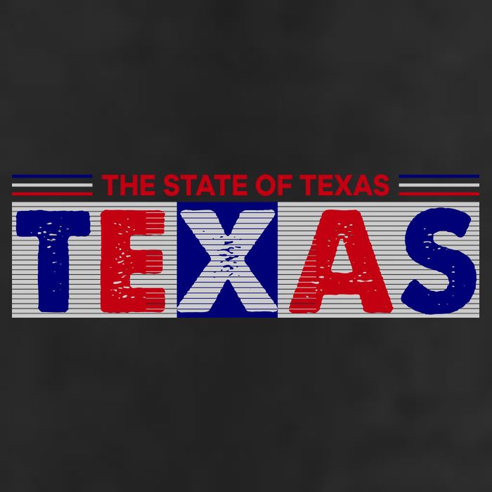The State Of Texas Logo 7 Panel Mesh Trucker Snapback Hat