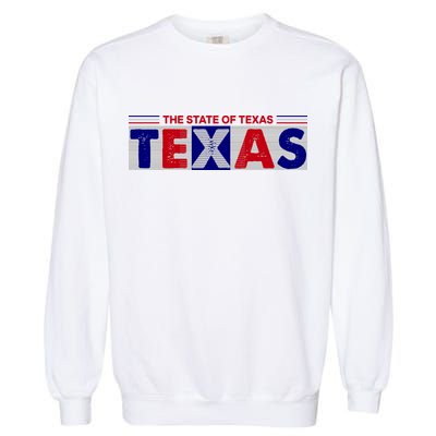 The State Of Texas Logo Garment-Dyed Sweatshirt