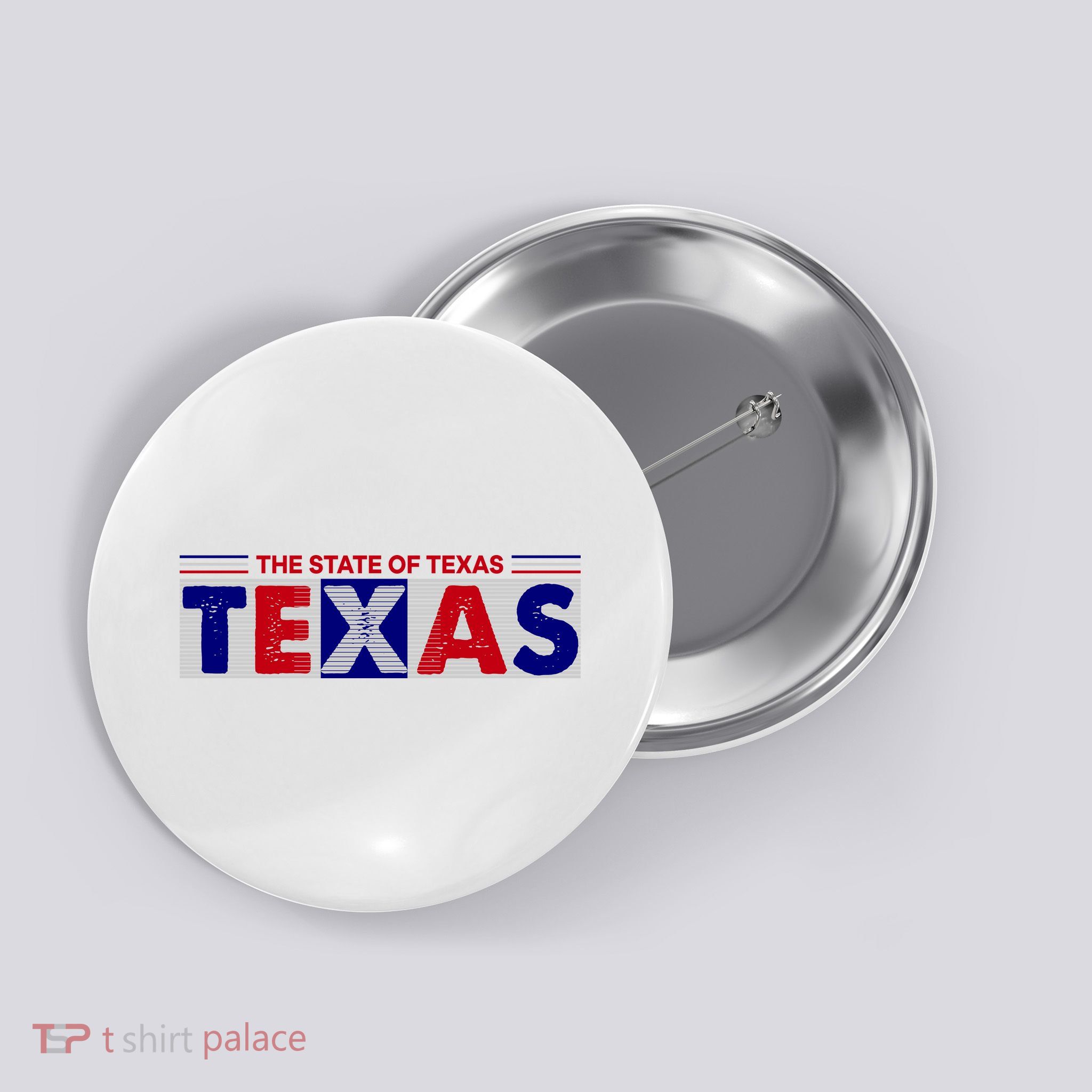 The State Of Texas Logo Button
