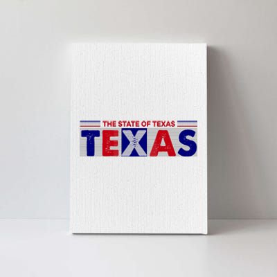 The State Of Texas Logo Canvas