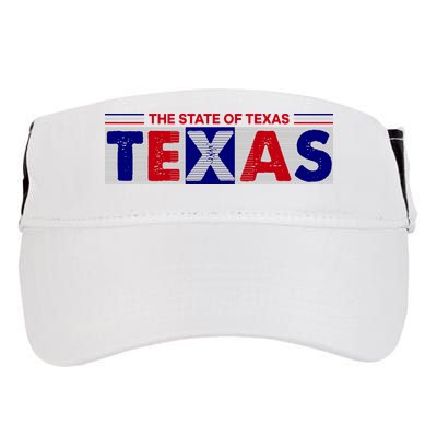 The State Of Texas Logo Adult Drive Performance Visor