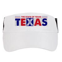 The State Of Texas Logo Adult Drive Performance Visor