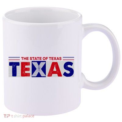 The State Of Texas Logo 11oz C Handle Ceramic Mug