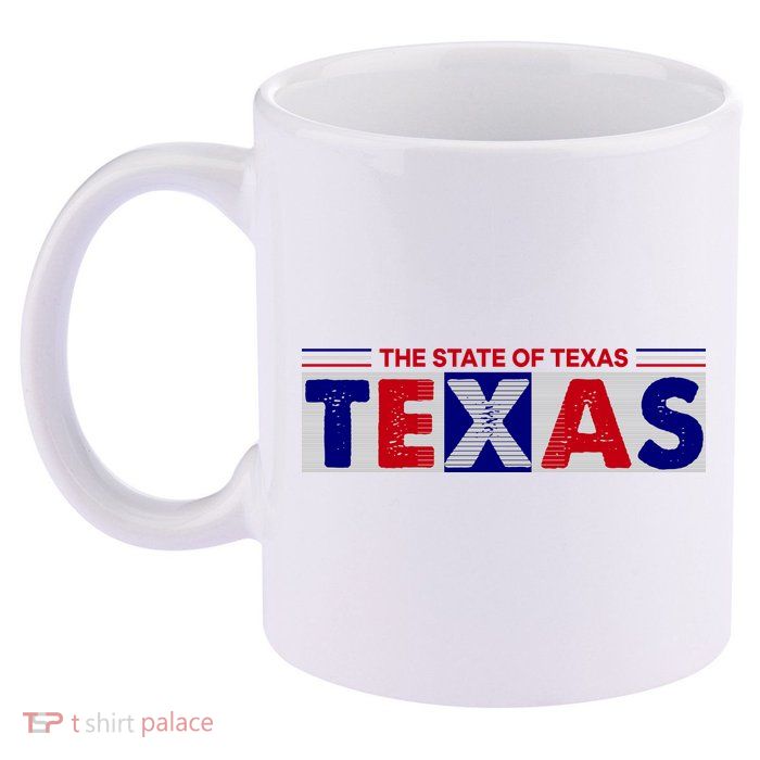 The State Of Texas Logo 11oz C Handle Ceramic Mug