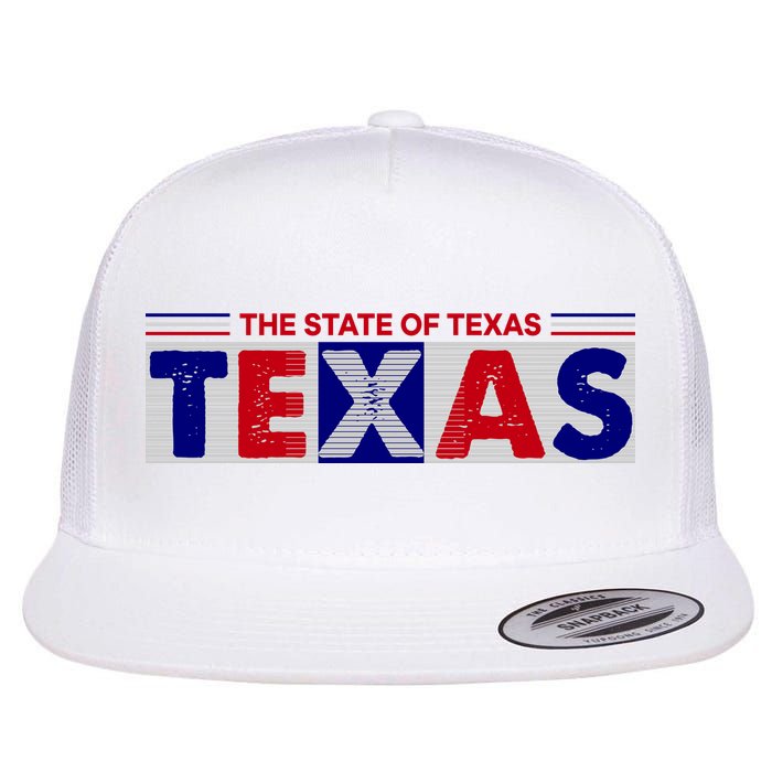 The State Of Texas Logo Flat Bill Trucker Hat