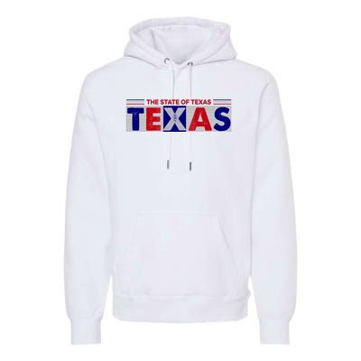 The State Of Texas Logo Premium Hoodie