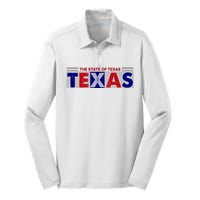 The State Of Texas Logo Silk Touch Performance Long Sleeve Polo