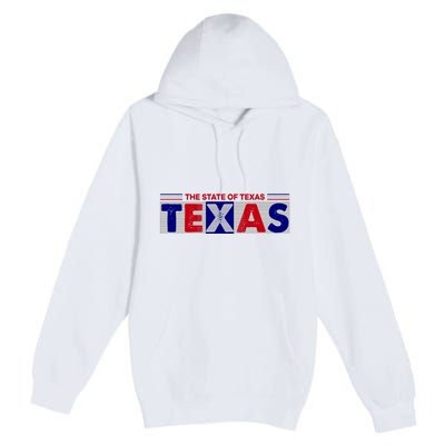 The State Of Texas Logo Premium Pullover Hoodie