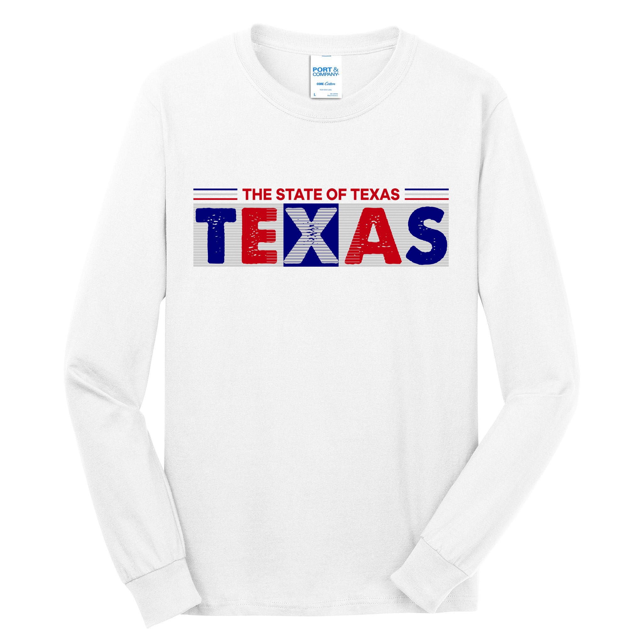 The State Of Texas Logo Tall Long Sleeve T-Shirt