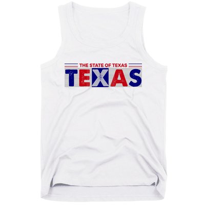 The State Of Texas Logo Tank Top