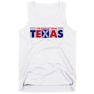 The State Of Texas Logo Tank Top