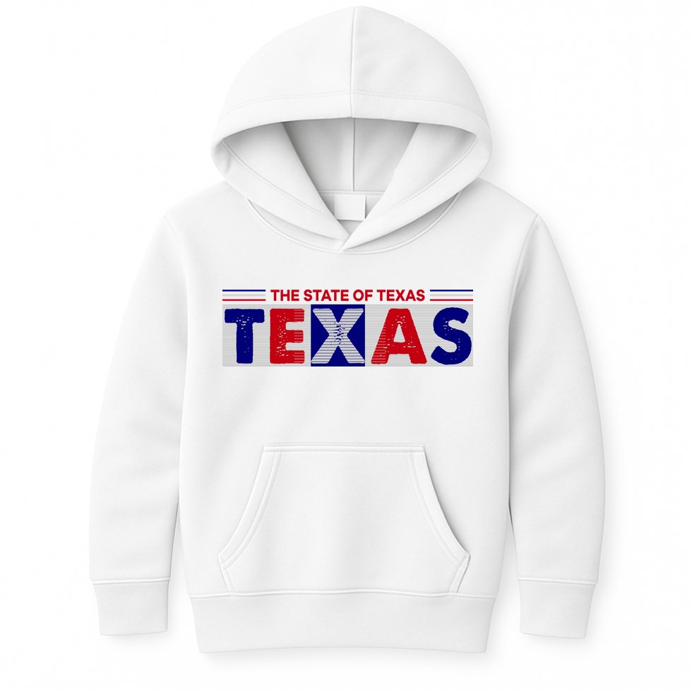 The State Of Texas Logo Kids Hoodie