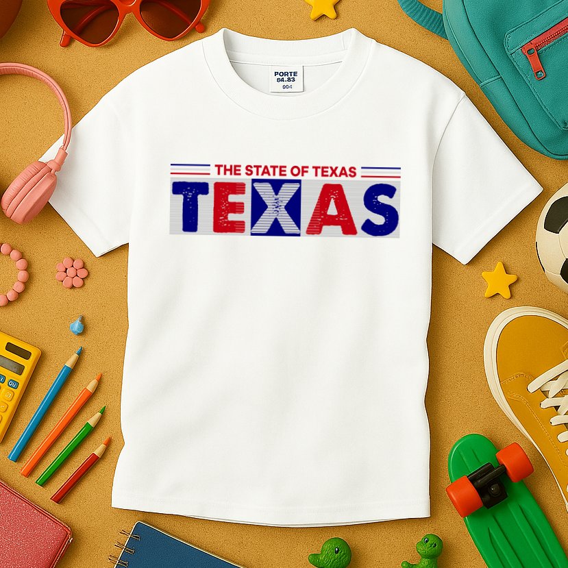 The State Of Texas Logo Kids T-Shirt