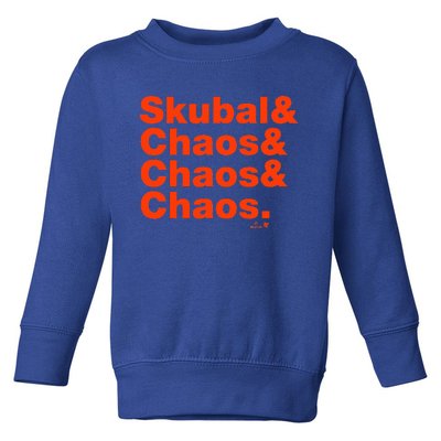 Tarik Skubal & Pitching Chaos Detroit Baseball Toddler Sweatshirt