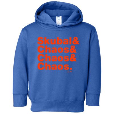 Tarik Skubal & Pitching Chaos Detroit Baseball Toddler Hoodie