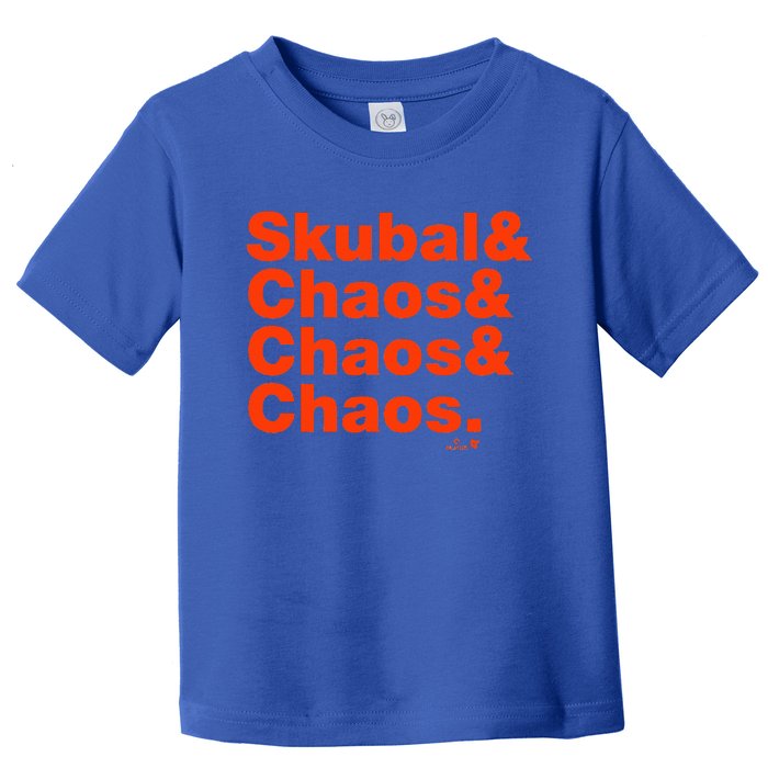 Tarik Skubal & Pitching Chaos Detroit Baseball Toddler T-Shirt