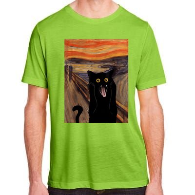 The Scream Picture Munch Cats Mice Parody Adult ChromaSoft Performance T-Shirt