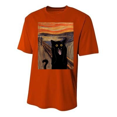 The Scream Picture Munch Cats Mice Parody Performance Sprint T-Shirt