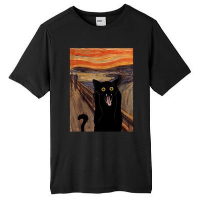 The Scream Picture Munch Cats Mice Parody Tall Fusion ChromaSoft Performance T-Shirt